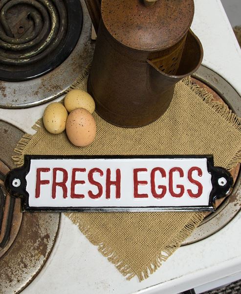 Picture of Fresh Eggs Plaque