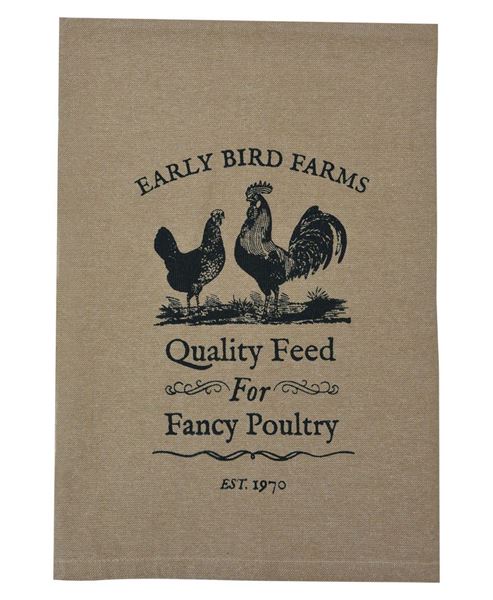 Picture of Fancy Poultry Tea Towel