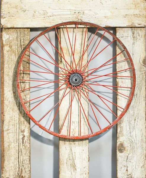 Red Wagon Wheel
