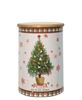 Vintage Christmas Canisters 3/Set