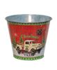 Vintage Santa Truck Bucket 