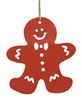 Picture of Jolly Red Gingerbread Ornament