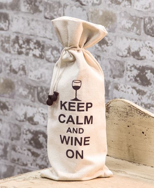 Keep Calm Wine Cover