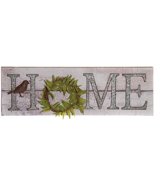 Floral Home Sign