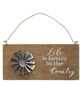 Country Life Windmill Hanging Sign