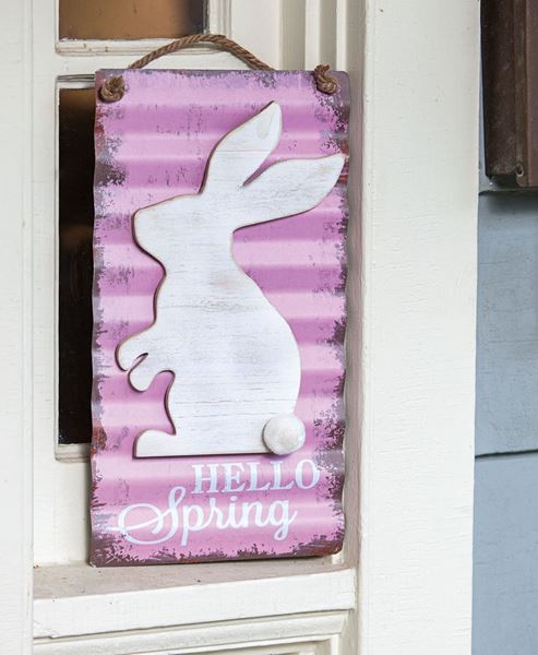 Hello Spring Bunny Hanger 
