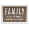 Picture of Family Where Life Begins Sign