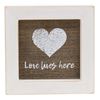 Picture of Love Lives Here Mini Signs, 3 asst.