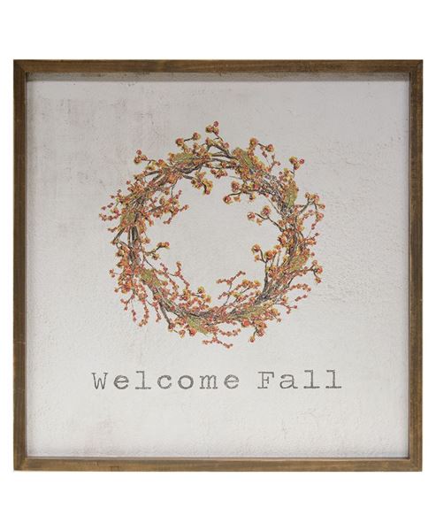 Picture of Framed Watercolor Wall Art, 20" - Fall