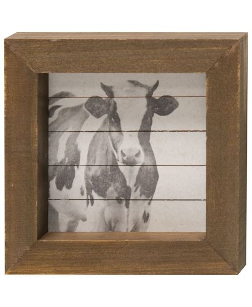 Picture of Simply Farmhouse Block - Cow
