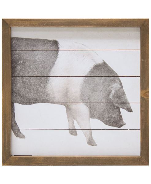 Picture of Simply Farmhouse Sign - Pig