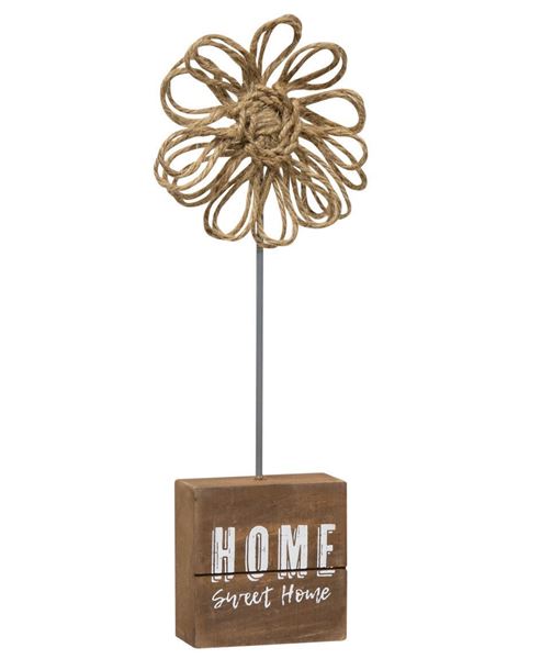 Picture of Home Sweet Home Twine Flower