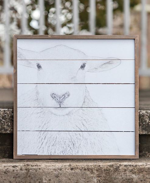 Picture of Simply Farmhouse Wall Sign - Sheep
