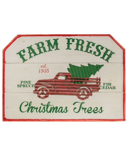 Picture of Farm Fresh Trees Sign