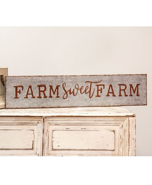 Picture of Galvanized Metal Farm Sweet Farm Sign
