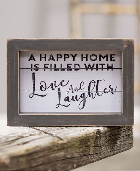Picture of Love and Laughter Sign