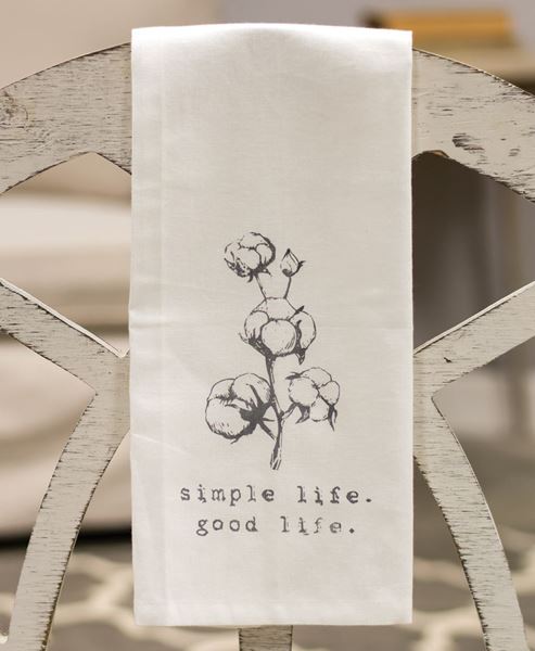 Picture of Simple Life Tea Towel