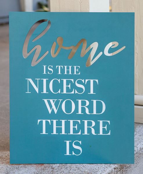 Picture of Nicest Word Wooden Cutout Sign