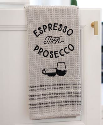 Picture of Espresso Then Prosecco Dish Towel