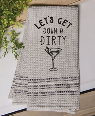 Picture of Let's Get Down and Dirty Dish Towel