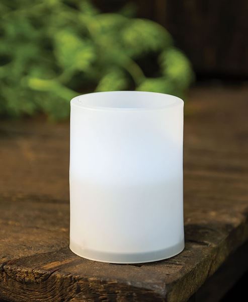 Picture of White Pillar Candle, 3 x 4