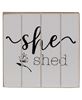 Picture of She Shed Wood Block, 3 Asstd.