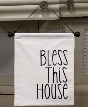 Picture of Bless This House Fabric Banner