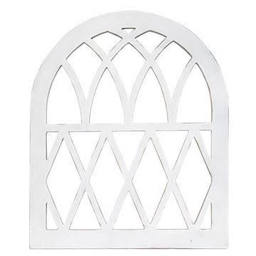 Picture of Wooden Farmhouse Cathedral Window Arch (Diamond)