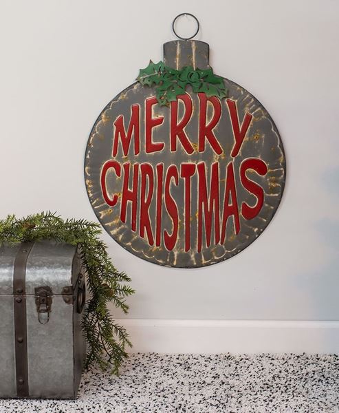 Picture of Merry Christmas Bulb Wall Hanging