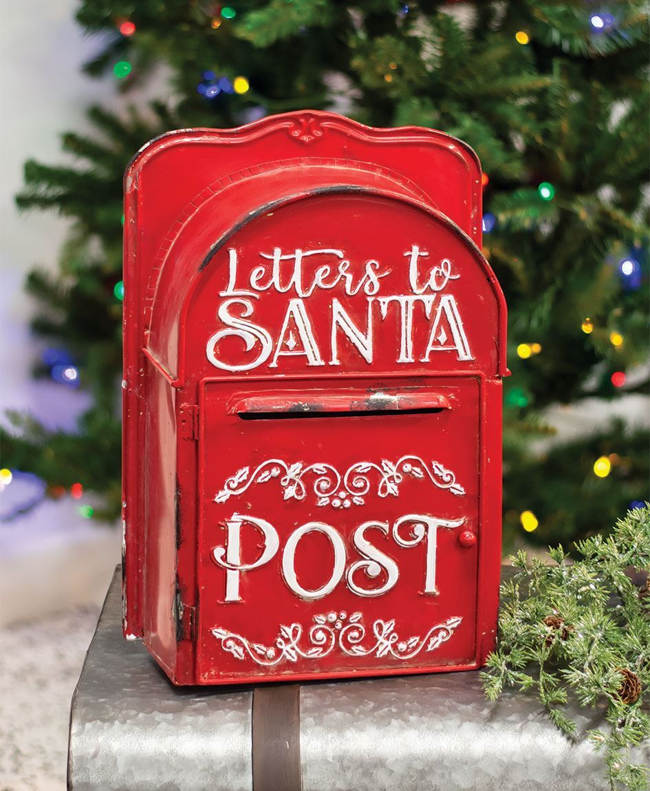Personalised Flat Pack PB3 Large Christmas UK Post Box Santa Post 