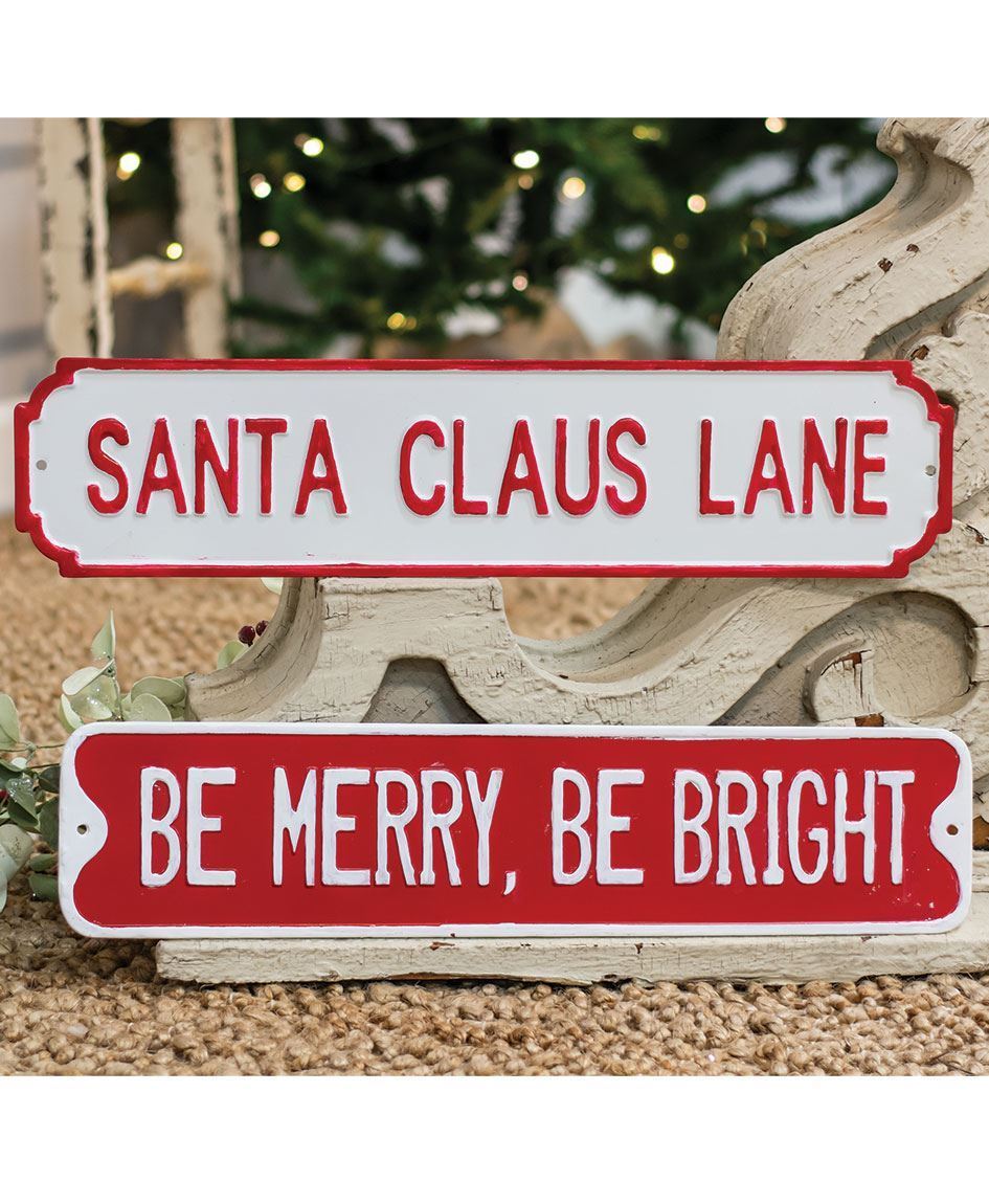 Col House Designs - Wholesale| Santa Claus Lane Street Sign | Craft ...