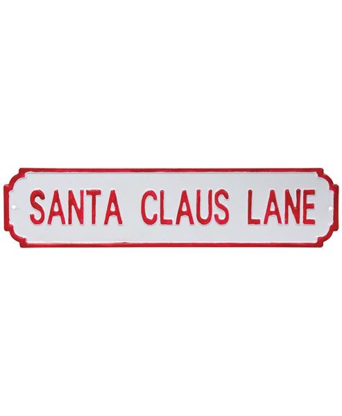Picture of Santa Claus Lane Street Sign