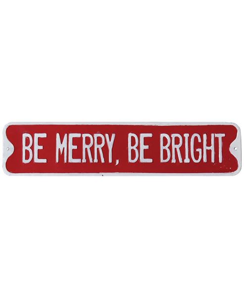 Picture of Be Merry, Be Bright Street Sign