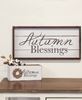 Picture of Autumn Blessings Framed Sign