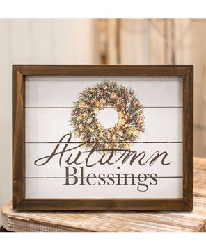 Picture of Autumn Blessings Easel
