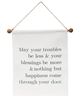 Picture of Nothing but Happiness Fabric Banner