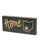 Picture of Engraved Home with Ohio & Buckeye Leaf Sign