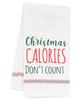 Picture of Christmas Calories Dish Towel