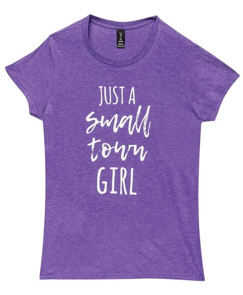 Picture of Small Town Girl Tee, Purple