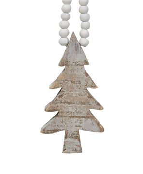 Picture of Distressed Wooden Tree Ornament