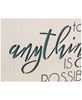 Picture of Anything Is Possible Framed Cutout Wall Art