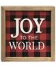 Picture of Joy to the World Buffalo Check Box Sign, 3 Asstd.