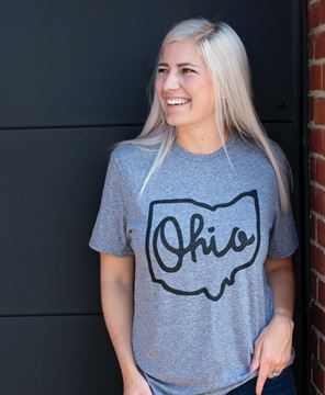 Picture of Ohio Tee - Heather Graphite