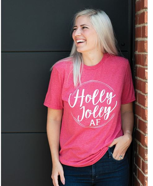 Picture of Holly Jolly AF Tee
