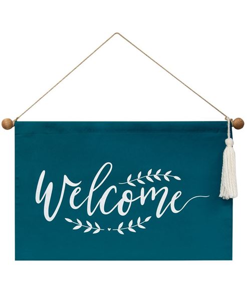 Picture of Fabric "Welcome" Banner