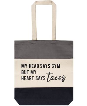 Picture of My Head Says Gym Tote