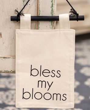 Picture of Bless My Blooms Fabric Hanging