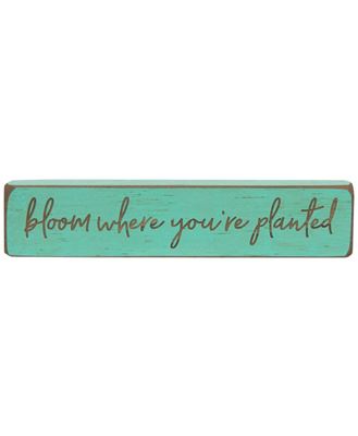 Picture of Bloom Where You're Planted Laser Cut Block