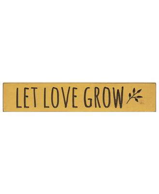 Picture of Let Love Grow Engraved Sign, 18"