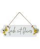 Picture of Fresh Cut Flowers Metal Sign w/ Jute Rope